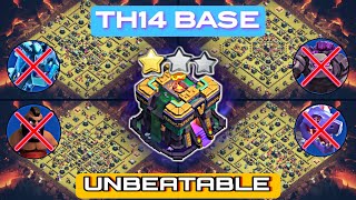 TOP-12 ANTI 3 STAR TH14 BEST FOR WAR / RANK &amp; CWL BASE + COPY LINKS ||TH14 ANTI EVERYTHING TH14 2026
