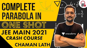 Parabola in One Shot | JEE Main 2021 Crash Course | JEE 24x7 | Chaman Lath