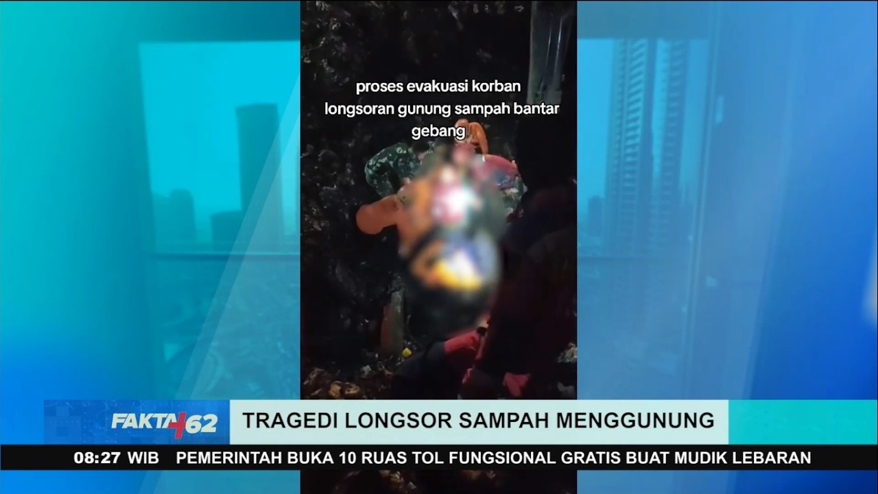 Tragedi Longsor Gunung Sampah Bantargebang, 5 Orang Tertimbun