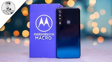Motorola One Macro (10K | Triple Cam | P70) - Unboxing & Hands On