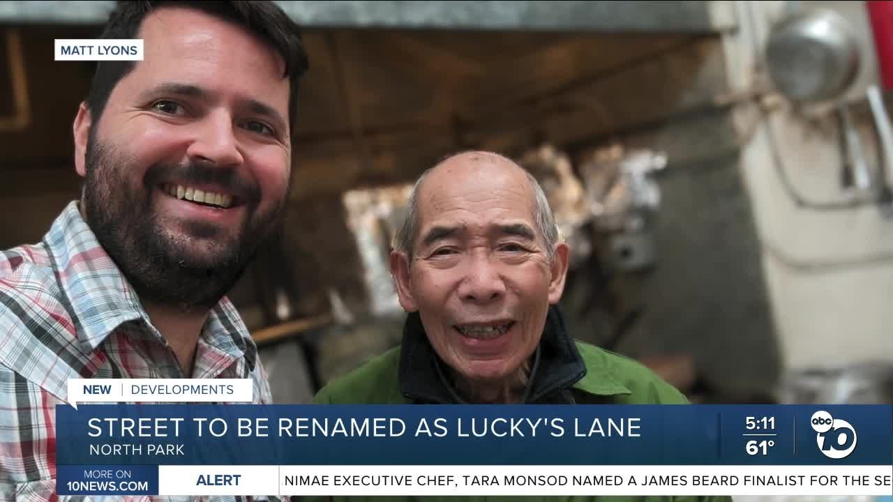 'Grim Ave.' No More: North Park Street to be renamed 'Lucky Lane' after Lucky Wong