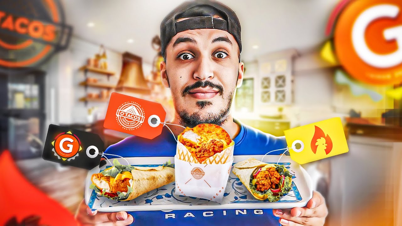WRAP O'TACOS VS PEPE CHICKEN VS G LA DALLE ! (qui sera le meilleur