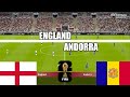 England vs Andorra | FIFA World Cup Qualifiers 2025 | Full Match Simulation