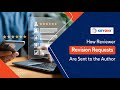 How Reviewers Revision Requests are sent to Authors | Kryoni JMS Peer Review Workflow