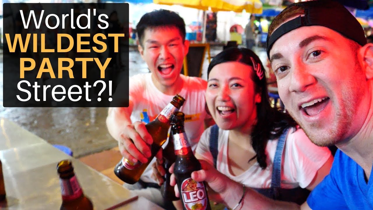 World’s Wildest Party Street?! (Khao San Road)