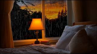 RATTLING CAR ROOF: Rain Sounds for Sleeping & Heavy Thunderstorm Sounds Tonight