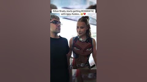 N3on finally starts getting ROMANTIC with Iggy Azalea…🥹❤️ #n3on