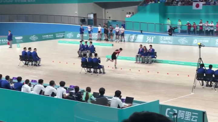 The Men’s Inline Freestyle Skating Speed Slalom, battle between milliseconds - DayDayNews