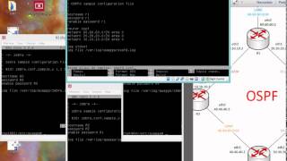 Konfiguracja protokou OSPF   QUAGGA   Debian