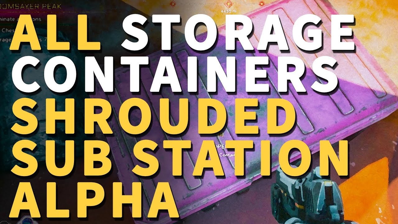 All Shrouded Sub Station Alpha Storage Containers Rage 2