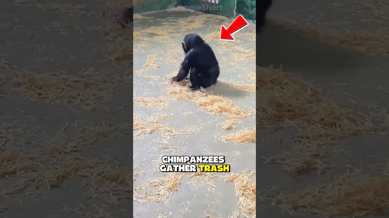 🐵 Baby Chimps Act Like Cleaning Robots