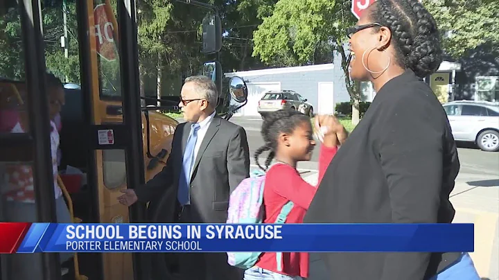 School begins for Syracuse City School District students