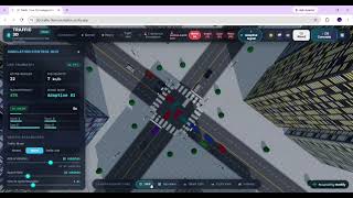 3D Traffic Flow Simulation