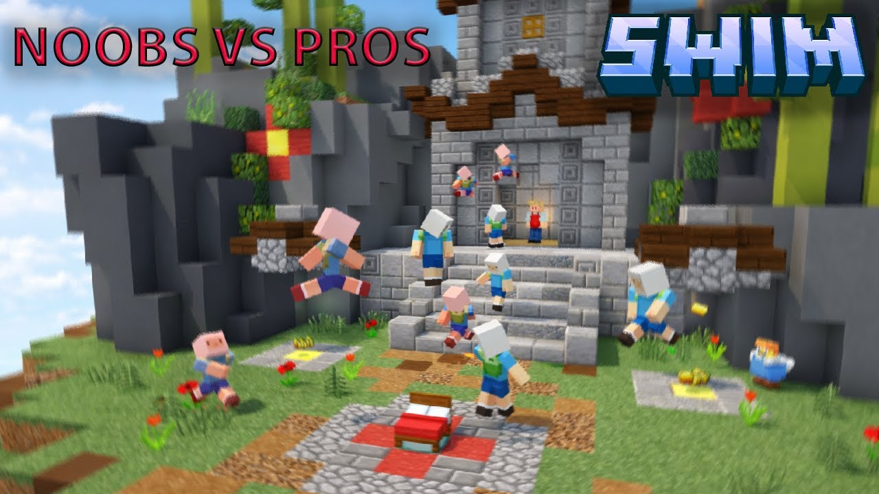 Смогут ли 5 ​​профессиональных игроков в Bedwars победить 10 самых сильных игроков в тренировочно...