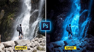 Cinematic Blue Color Grading in Photoshop CC | Photoshop Tutorial | Camera Raw Filters