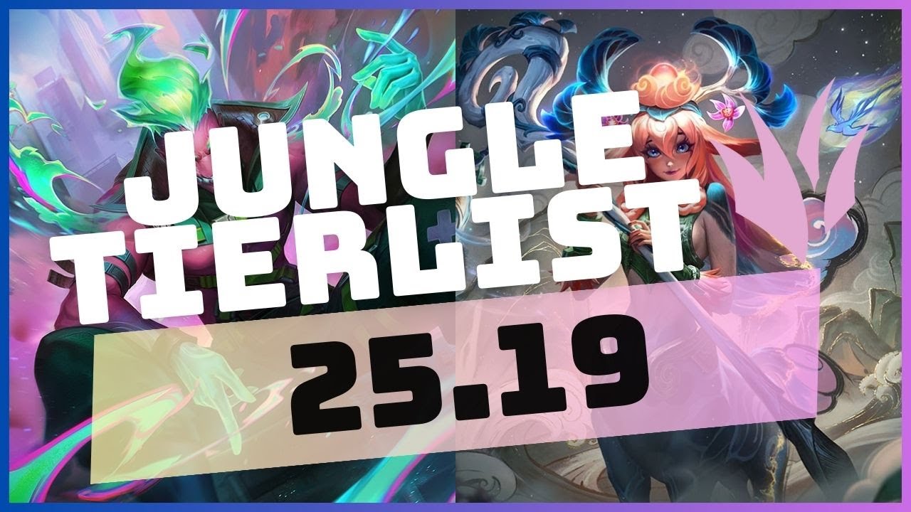 ОБНОВЛЕНИЕ 25.19. СПИСОК ДЖУНГЛЕЙ! (ЛИГА ЛЕГЕНД)