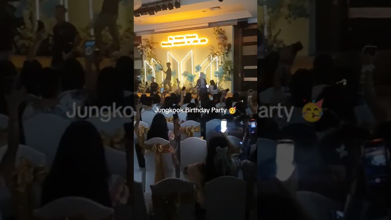 Fans celebrating Jungkook's birthday 