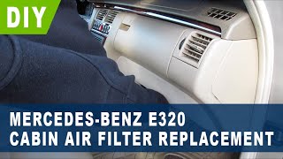Mercedes-Benz E320 Cabin Air Filter Replacement ( 1996 1997 1998 1999 2000 2001 2002 )