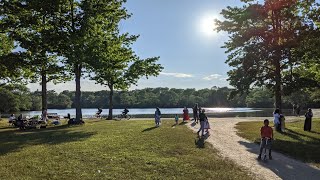 ⁴ᴷ⁶⁰ NY - Belmont Lake State Park of North Babylon, Long Island. GoPro Hero
