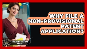 Why File A Non-provisional Patent Application? - Trademark and Patent Law Experts