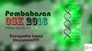 Pembahasan Soal OSK Kimia 2016 Pilihan Ganda No.1-15