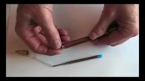 How to change the refill in your Bolt Action Tech Pen