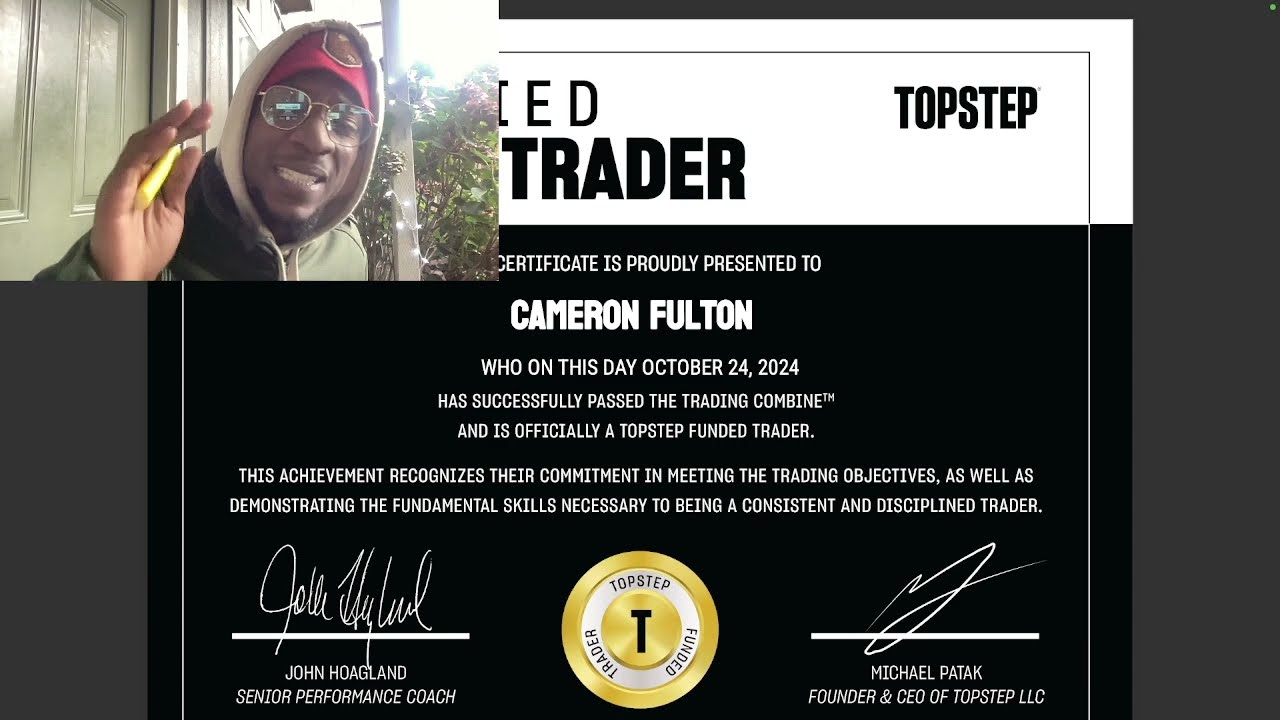Becoming A Funded Trader with Topstep
