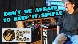 Famous "Don't be afraid to keep it simple" - talking about #audioengineering! simple #mixing tipps Wealth