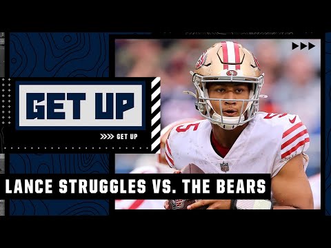 Discussing trey lance's struggles vs. The bears in week 1 | get up