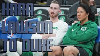 Celebrity Kara Lawson Leaving Celtics To Be Duke Women's Basketball Head Coach Net Worth
