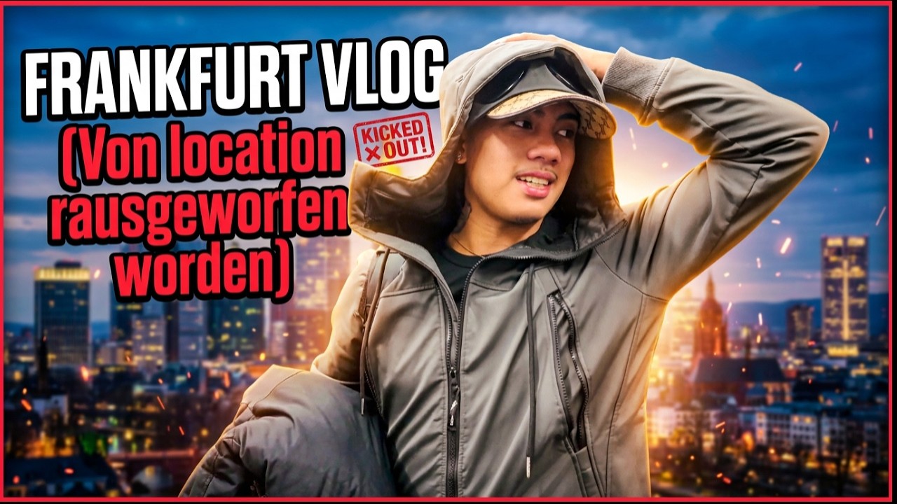 FRANKFURT VLOG - Aus Locations geflogen & Hotelzimmer-Studio Session (mit Joj! & Donny)