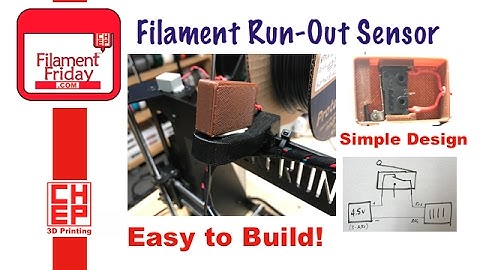How to make a Simple 3D Printer Filament Run-Out Sensor Alarm