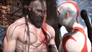 Old Kratos vs Young Kratos Mod Kratos Defeats His Past God of War Valhalla Boss