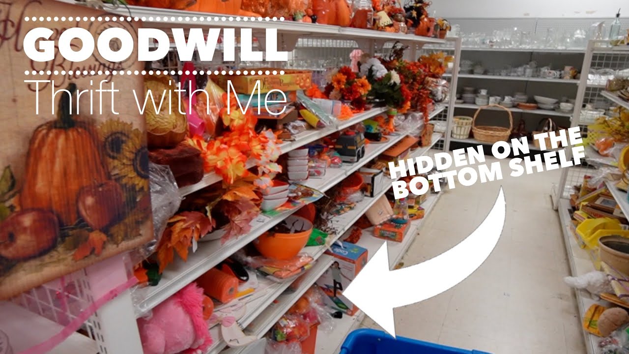 It Was HIDING On the BOTTOM SHELF | Goodwill Thrift With Me | Reselling ...