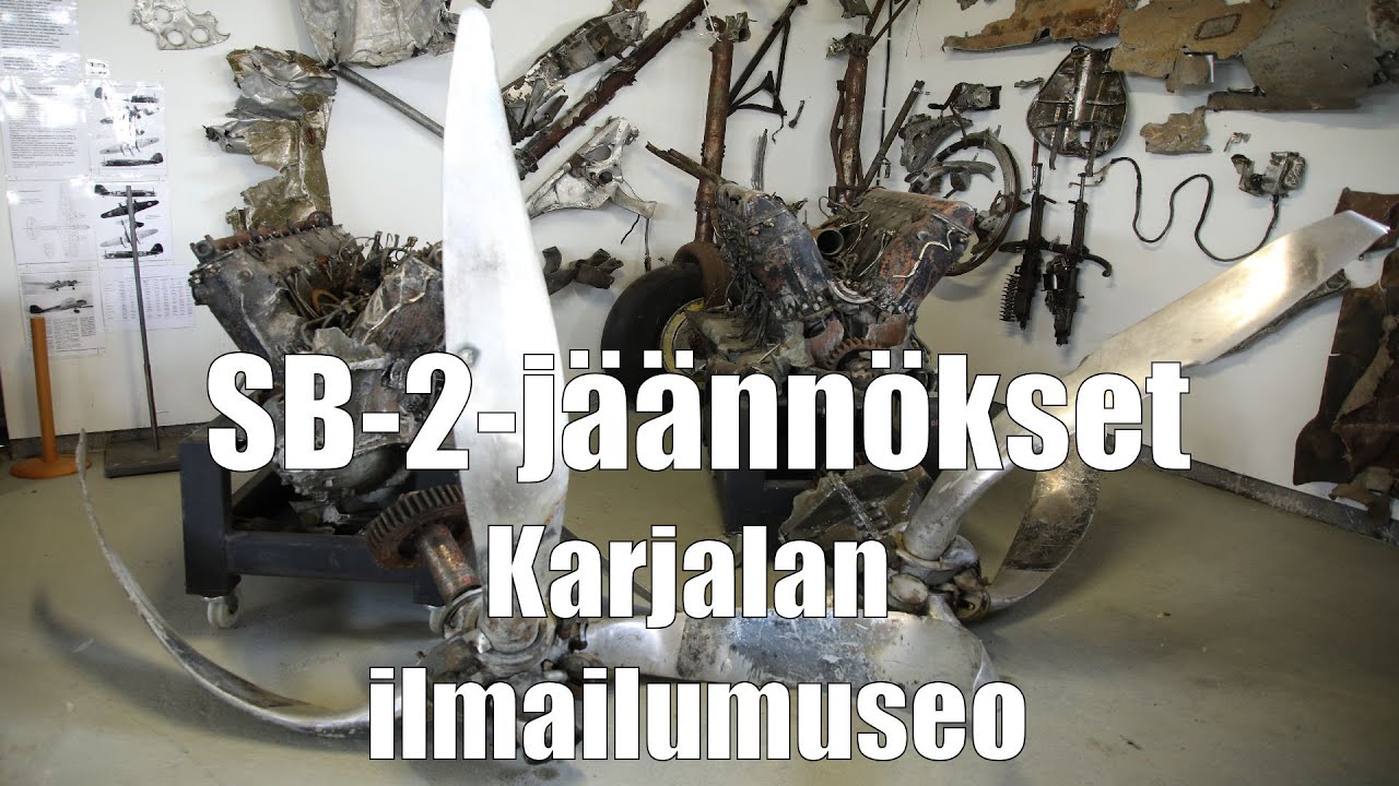 Talvisodassa tuhoutuneen SB-2-neuvostopommittajan jäännökset - Karjalan ilmailumuseo