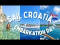 Sail croatia day 1 embarkation day