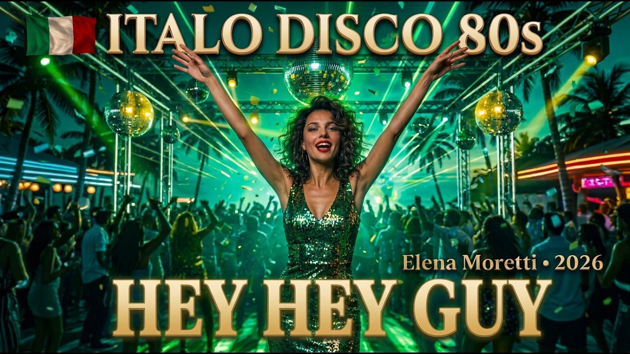 Elena Moretti - HEY HEY GUY ✨ (New Italo Disco 80s 2026)