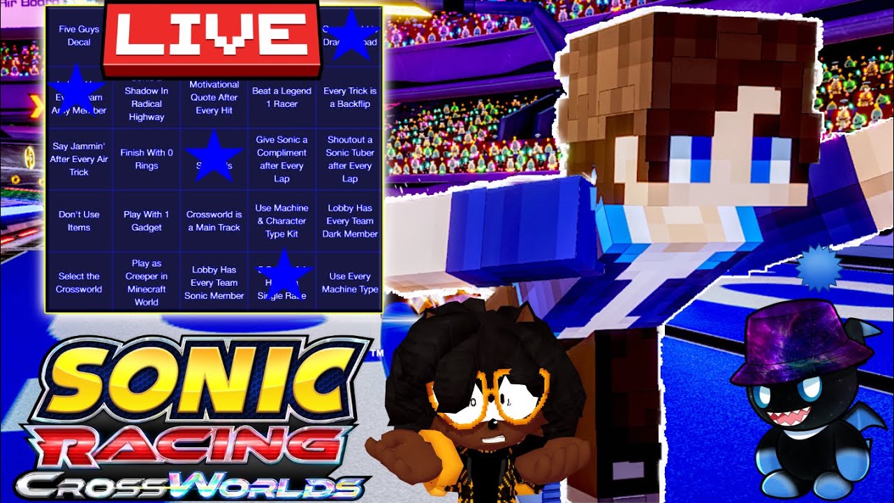 Sonic Crossworlds Bingo w/@VoltzXD  and @GeekEthan_Animations