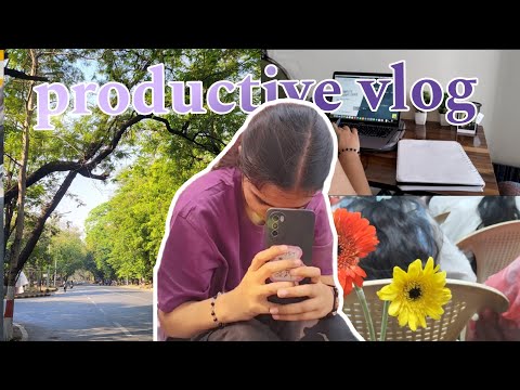 Productive vlog | studying, cooking, living alone diaries.