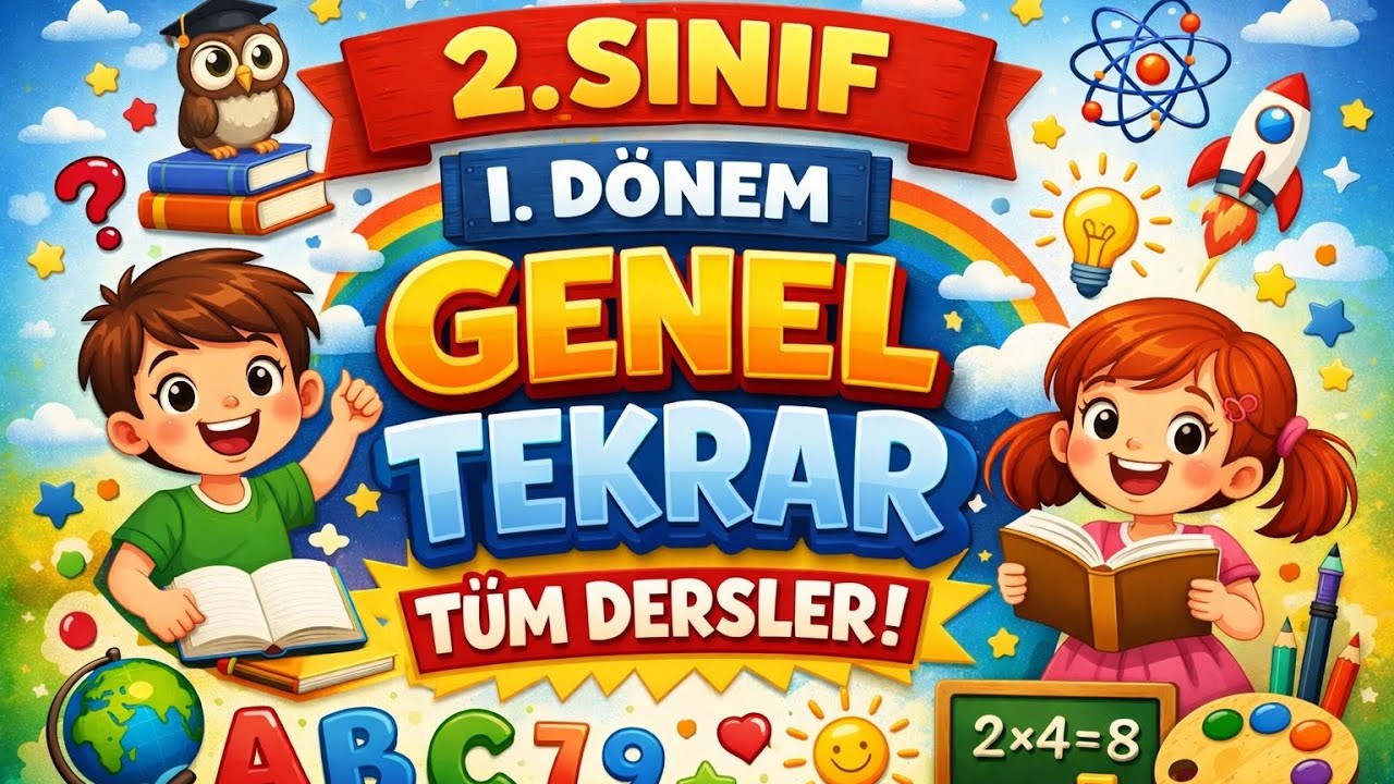 2.Sınıf 1.Dönem Matematik Genel Tekrar Etkinlikleri
