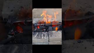 Forging a Bowie Knife from Scrap Lathe Shavings | Incredible Metal Recycling
