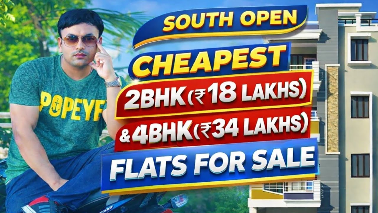 2BHK(₹18 Lakhs) & 4BHK(₹34 Lakhs) Flats For Sale near Metro Station