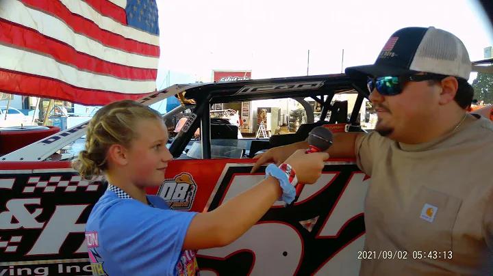 Riley interviews World of Outlaws driver  Zach Mitchell at Cherokee Speedway 2021