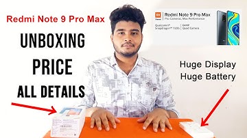 Redmi Note 9 Pro Max Unboxing Bangla And First Impressions ⚡ Huge Battery || Freelancer Fahim