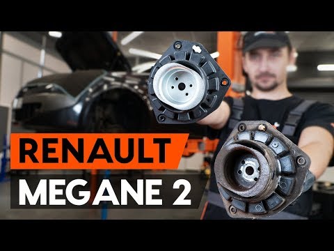 Wie RENAULT MEGANE 2 (LM) Domlager vorne / Federbeinlager vorne wechseln [TUTORIAL AUTODOC]