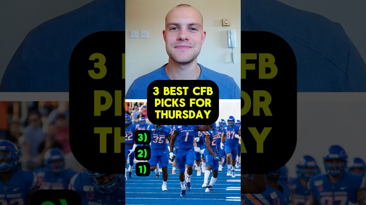 3️⃣ Best CFB Picks for Thursday 