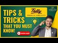 Tally Tricks and Tips To Save a lot of time || Techflow hub by Lokesh