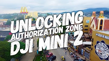Unlocking Authorization Zone on DJI Mini 2