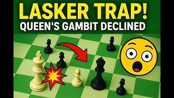 Played the Lasker Trap in Queen’s Gambit Declined – Epic Chess Game!