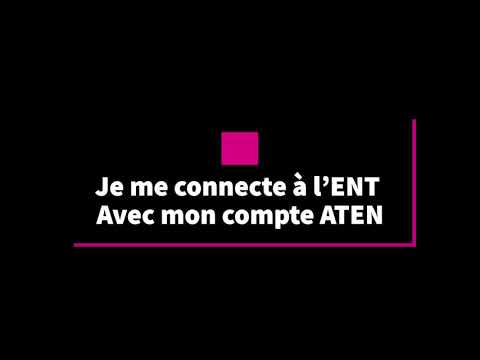 Je me connecte à l’ENT avec mon compte ATEN   et j'accède à l'application téléservices.